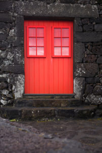Portugal, Azores, Pico Island, Porto Cachorro, old fishing community set in volcanic rock, buildings Portugal, Azores, Pico Island, Porto Cachorro, old fishing community set in volcanic rock, buildings